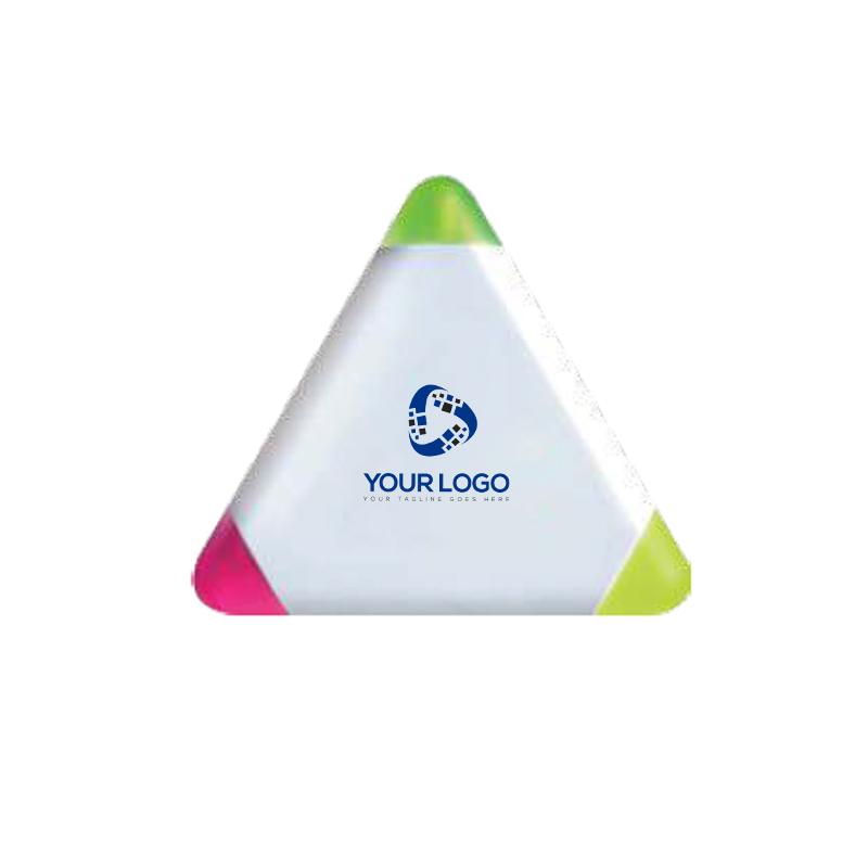 Triangle Shape Stress Squishy with Logo